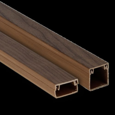 Канал кабельный (12x12) (120 м) темное дерево EKF-Plast