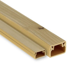 Канал кабельный (12x12) (120 м) светлое дерево EKF-Plast