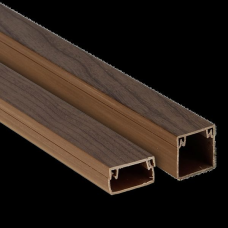 Канал кабельный (25x25) (32 м) темное дерево EKF-Plast