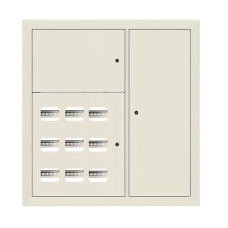 Щит этажный 9 кв. RAL9002 3 окна в ряд по гориз. (1000х950х150) EKF PROxima