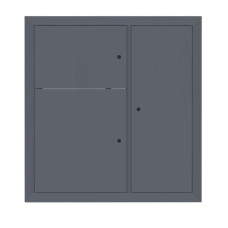 Щит этажный до 8 кв. без окон RAL7024 (1000х950х150) EKF PROxima