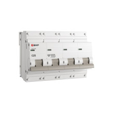 Автоматический выключатель 4P 25А (C) 10kA ВА 47-100 EKF PROxima