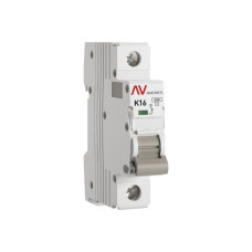 Выключатель автоматический AV-6 1P 16A (K) 6kA EKF AVERES
