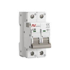 Выключатель автоматический AV-6 DC 2P 20A (L) 6kA EKF AVERES