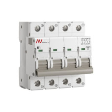 Выключатель автоматический AV-6 DC 4P 1A (K) 6kA EKF AVERES