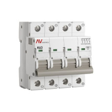 Выключатель автоматический AV-6 DC 4P 63A (K) 6kA EKF AVERES