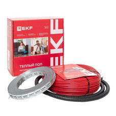 Теплый пол (нагревательный кабель) 2000Вт 143 м 13,5 м2 EKF
