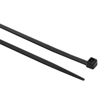 Хомут P6.6 стандартный (ч), 4.8x300 (100шт) FlexLock EKF