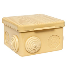 Коробка распределительная КМР-030-031 с крышкой (80x80x50) 7 мембранных вводов светлое дерево IP54 EKF PROxima Коробка распределительная КМР-030-031 с крышкой (80x80x50) 7 мембранных вводов светлое дерево IP54 EKF PROxima