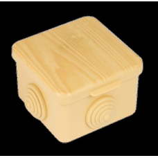 Коробка распределительная КМР-030-036 пылевлагозащитная, 4 мембранных ввода (65x65x50) светлое дерево EKF PROxima