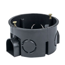 Коробка установочная приборная КМТ-010-044 со стыковочными узлами и саморезами для твердых стен (71x42) розничный стикер EKF PROxima