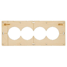 Шаблон для подрозетников c 4 отв. диам. 72 мм EKF Expert