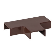 Угол T-образный (20x10) (4 шт) темное дерево EKF-Plast