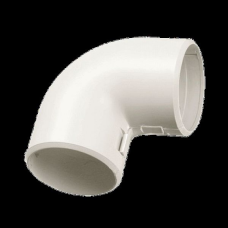 Угол 90 соединительный для трубы (32 мм) (10 шт) серый EKF-Plast