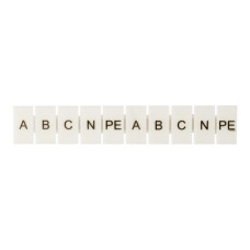 Маркеры для UT/ST/Push-in 2,5 с символами "A, B, C, N, PE" (100 шт.) EKF