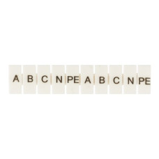 Маркеры для UT/ST/Push-in 4 с символами "A, B, C, N, PE" (100 шт.) EKF